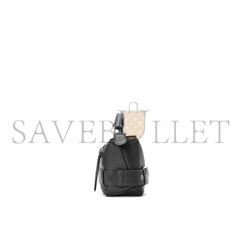 LOEWE SMALL PUZZLE BIKER BAG IN SHINY CALFSKIN A510S21XC7 (24*16.5*10.5cm)